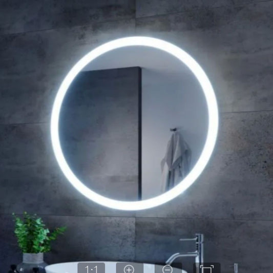 Round LED mirror 70cm noxia touch system unknown disabling