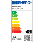 Rectangular LED mirror, 80x60cm, Linea Touch, Demister System, Dimmable