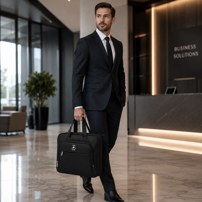 Business laptop bag ASTANA, 40x20x30cm, Oxford, Black
