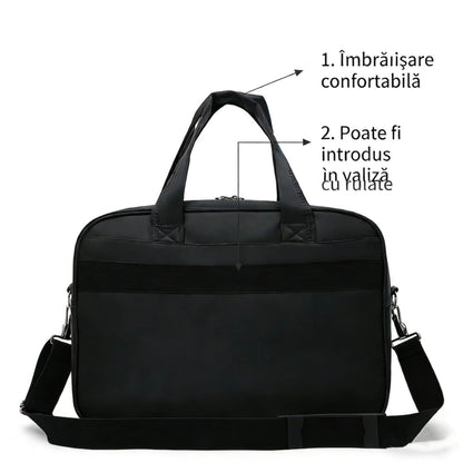 Business laptop bag ASTANA, 40x20x30cm, Oxford, Black
