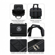Business laptop bag ASTANA, 40x20x30cm, Oxford, Black