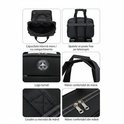 Business laptop bag ASTANA, 40x20x30cm, Oxford, Black