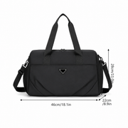 SHYMKENT Travel Bag, 46x22x28cm, Oxford, Black
