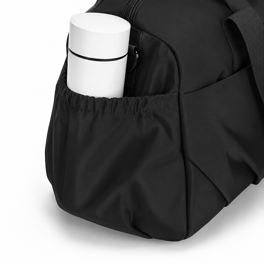SHYMKENT Travel Bag, 46x22x28cm, Oxford, Black