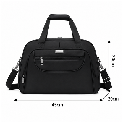 AKTAU Travel Bag, 45x20x30 cm, Oxford, Black