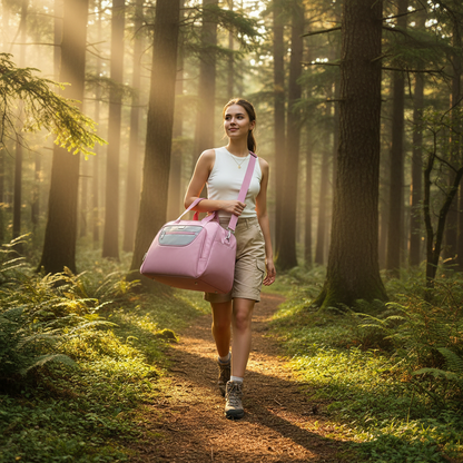 AKTAU Travel Bag, 45x20x30 cm, Oxford, Pink