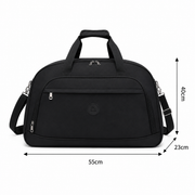 ATYRAU Travel Bag, 50x23x40 cm, Oxford, Black