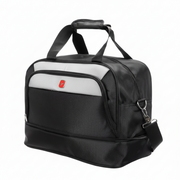 KHIVA Expandable Travel Bag, 40x20x25cm, Oxford, Black