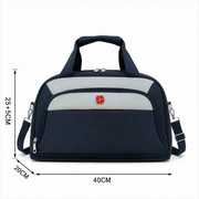 KHIVA Expandable Travel Bag, 40x20x25cm, Oxford, Blue