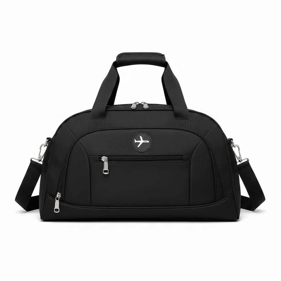 KARAGANDA Travel Bag, 54x26x27 cm, Oxford, Black