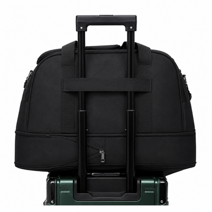 KARAGANDA Travel Bag, 54x26x27 cm, Oxford, Black
