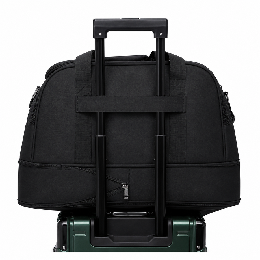 KARAGANDA Travel Bag, 54x26x27 cm, Oxford, Black