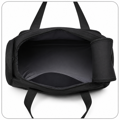 KARAGANDA Travel Bag, 54x26x27 cm, Oxford, Black
