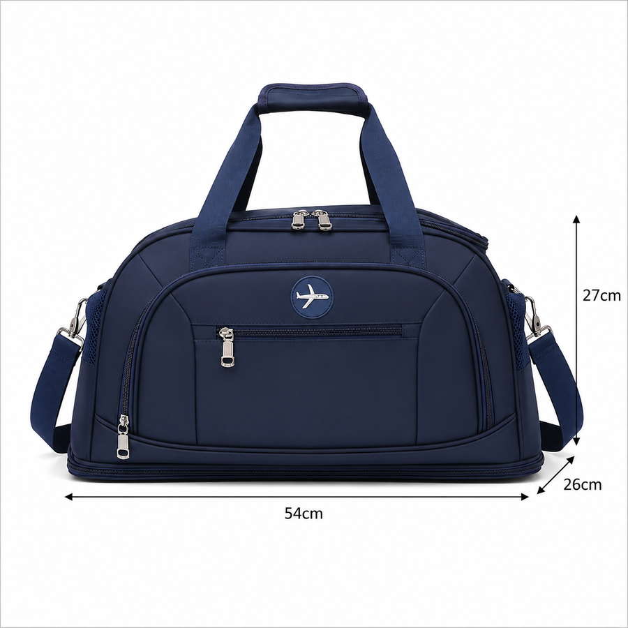 KARAGANDA Travel Bag, 54x26x27 cm, Oxford, Blue
