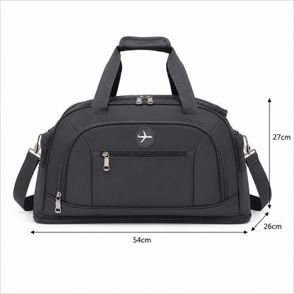 KARAGANDA Travel Bag, 54x26x27 cm, Oxford, Dark Grey