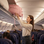 KARAGANDA Travel Bag, 54x26x27 cm, Oxford, Pink