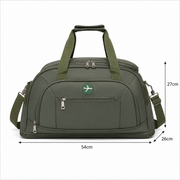 KARAGANDA Travel Bag, 54x26x27 cm, Oxford, Green