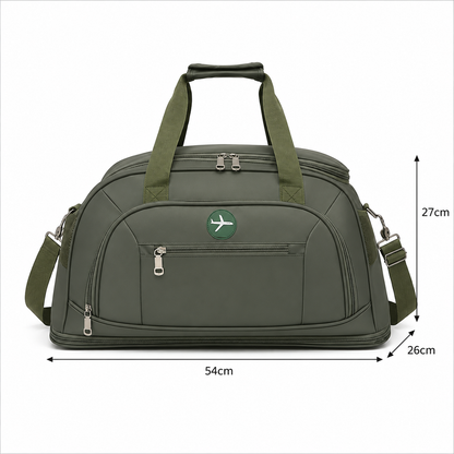 KARAGANDA Travel Bag, 54x26x27 cm, Oxford, Green