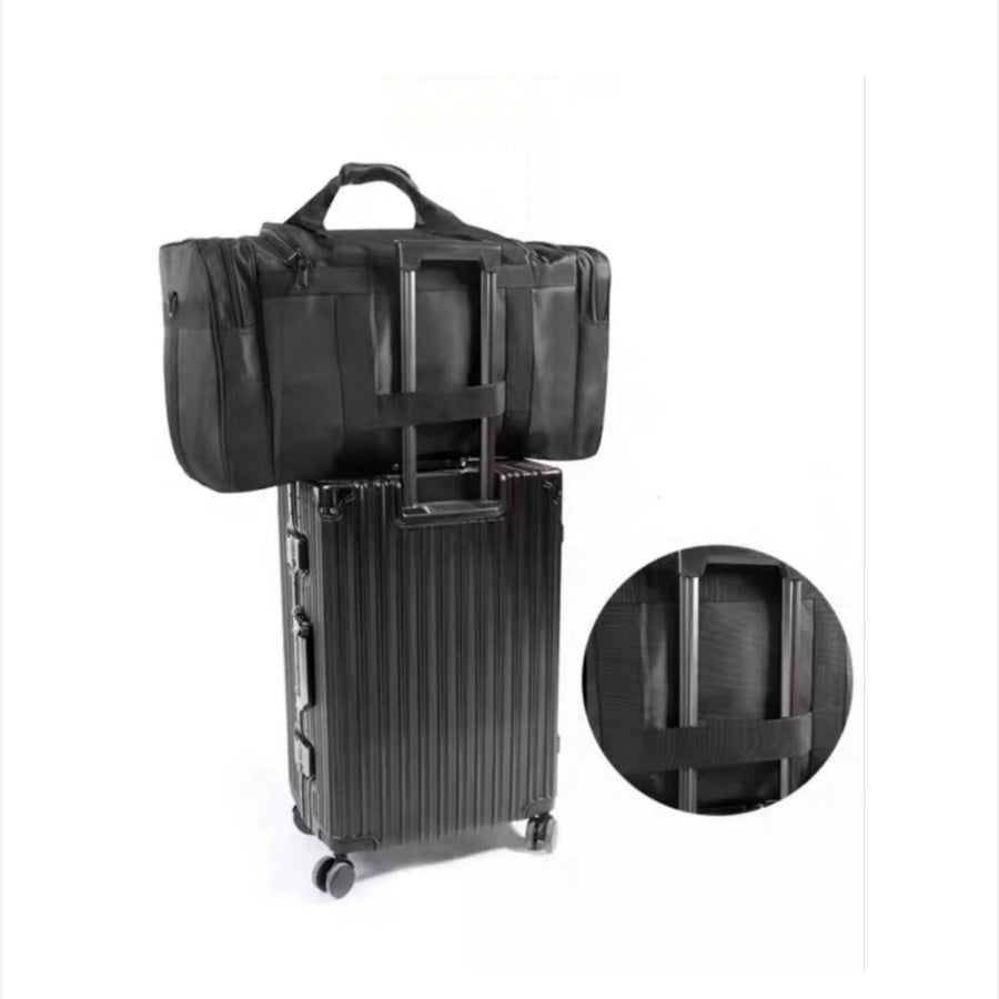 KOSTANAY Travel Bag, 80x35x38 cm, Oxford, Black