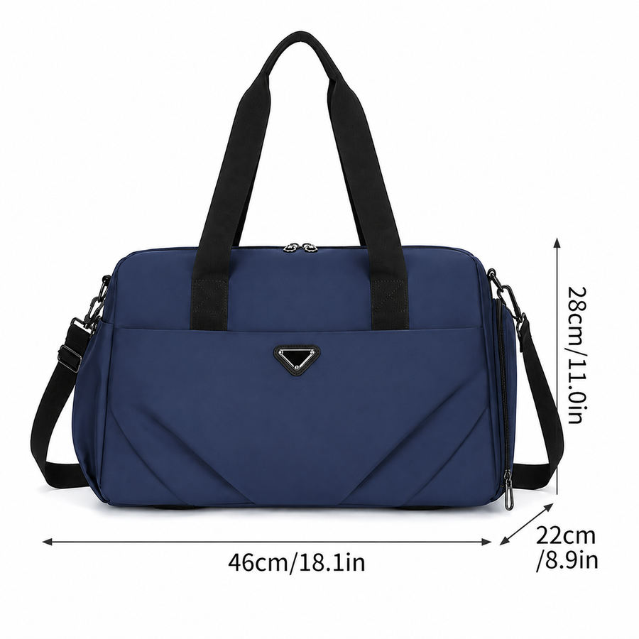 SHYMKENT Travel Bag, 46x22x28cm, Oxford, Blue