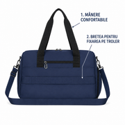 SHYMKENT Travel Bag, 46x22x28cm, Oxford, Blue