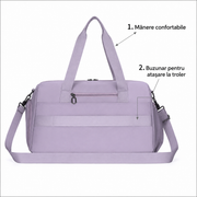 SHYMKENT Travel Bag, 46x22x28cm, Oxford, Purple