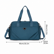 SHYMKENT Travel Bag, 46x22x28cm, Oxford, Green