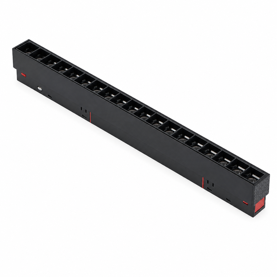 Grila LED Pentru Sina Magnetica ZARAFSHAN, 12W, Lungime 22.3cm, Lumina Neutra, Negru