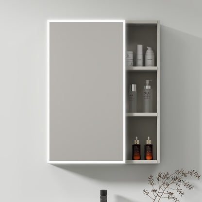 Ingrid Wardrobe With LED Mirror DBP123 80x70 White