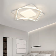 LED Lust with Moderno Vetra remote control, 106W, 2 squares, cold/hot/neutral light, unstable, white