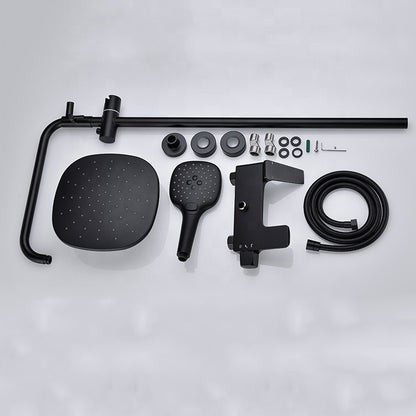 Shower Column, Sanitary Brass, Black, 9960H