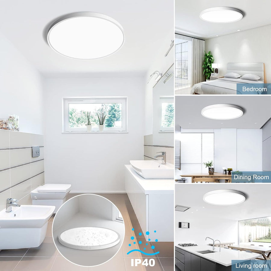 SOLIS LED ceiling light 27cm 20W Cold Light White
