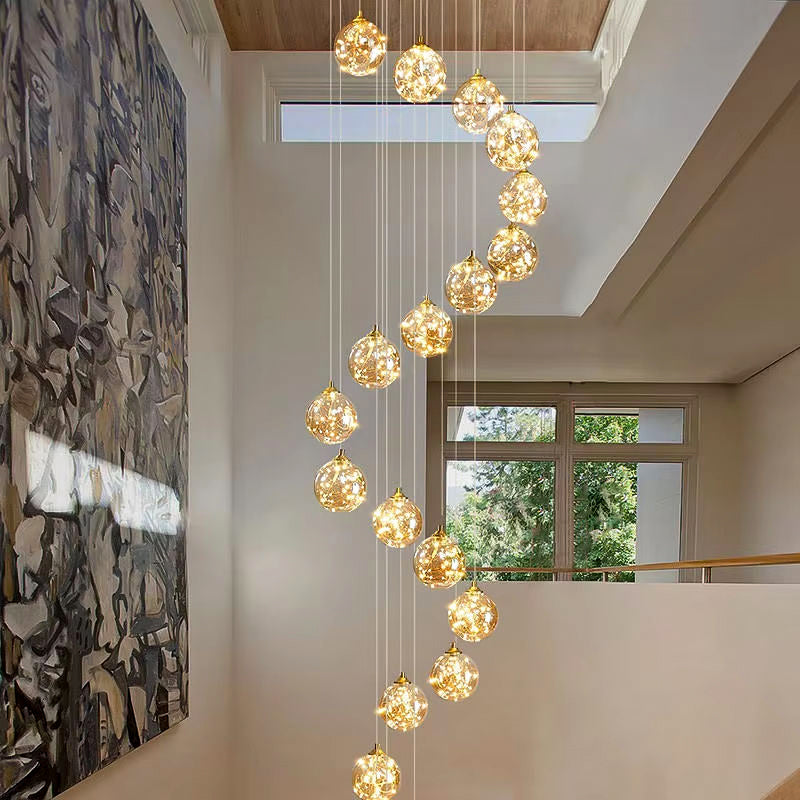 Ismini Gold LED Crystal Chandelier