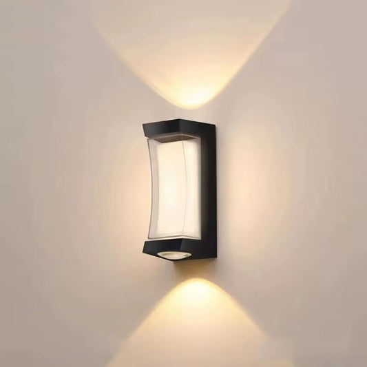 LED Outdoor Wall Lamp Kennedy 12W Black White