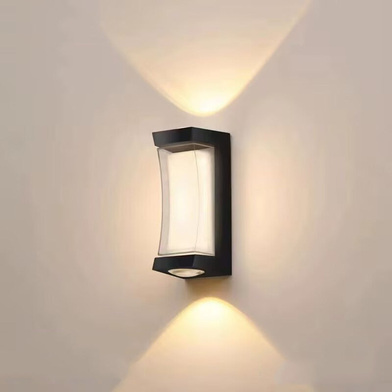 LED Outdoor Wall Lamp Kennedy 12W Black White