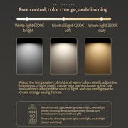 LED chandelier with remote control ELLA 203W, 8 Squares, Cold/Warm/Neutral light, Dimmable, Black