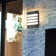 Raisa Outdoor Wall Lamp, 20W, 6000K, Black