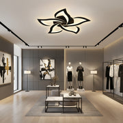 LED Chandelier with Remote Control LT660/5BK, 5 Elements, 54W, Light 3000/4000/6000K, Black, Adjustable Height