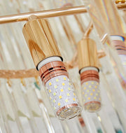 WINDSOR Altiora Crystal Chandelier, Diameter 60cm, Height 1800cm, Shiny Gold, Adjustable Height, Elegant Design