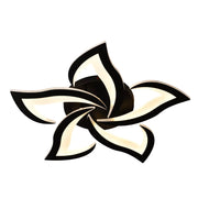 LED Chandelier LT660/5BK, 5 Elements, 55W, Light 3000/4000/6000K, Black, Adjustable Height