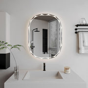 Oval LED mirror, Demist, 50x70cm, Z015 Basic Touch