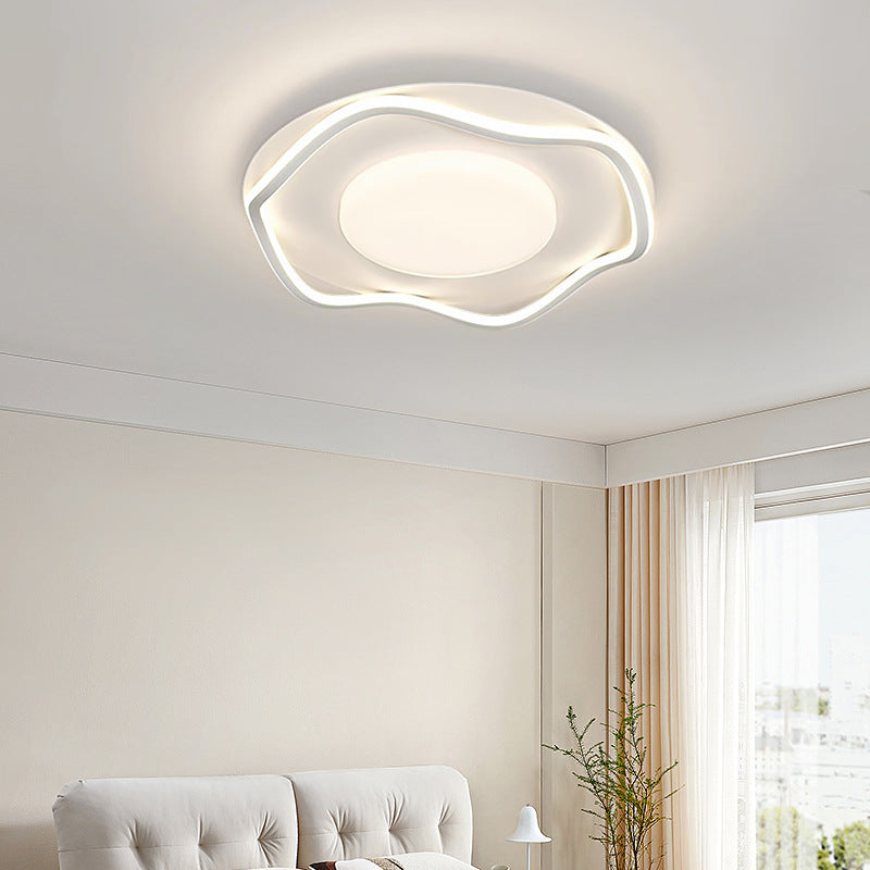LED Lust with Modern Silva remote control, 106W, 2 circles, cold/hot/neutral light, unstable, white