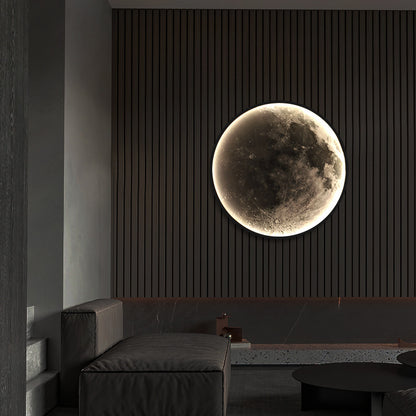 Moon Decorative LED Wall Light 83W Diameter 120CM Cold/Neutral/Warm Light 3000K/4000K/6000K