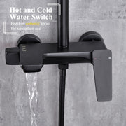 Shower Column, Sanitary Brass, Black, 9960H