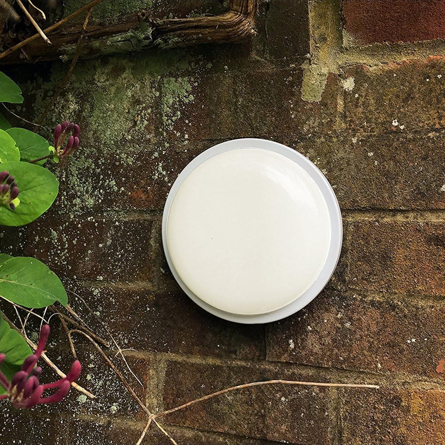 Outdoor LED wall light AX310/162WH, 12W, Cold Light 3000K, Diameter 16cm, IP65, White