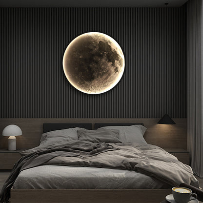 Moon Decorative LED Wall Light 83W Diameter 120CM Cold/Neutral/Warm Light 3000K/4000K/6000K
