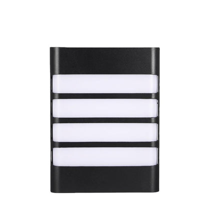 Raisa Outdoor Wall Lamp, 20W, 6000K, Black