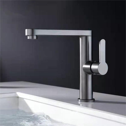 Basin Faucet, Sanitary Brass, Black, 9107H