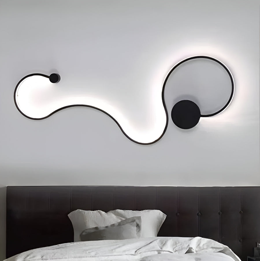 Apply LED delilah 38W Decorative light/hot/neutral metal and black silicone