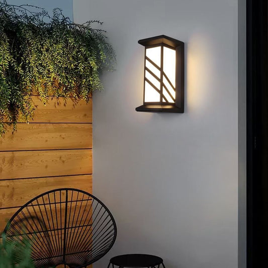 LED Outdoor Wall Lamp Kennedy 12W Black White